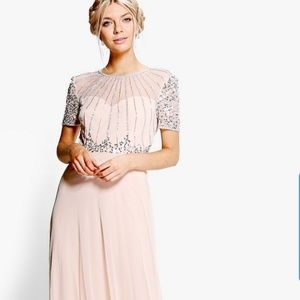 Boohoo Boutique Beaded Maxi Dress